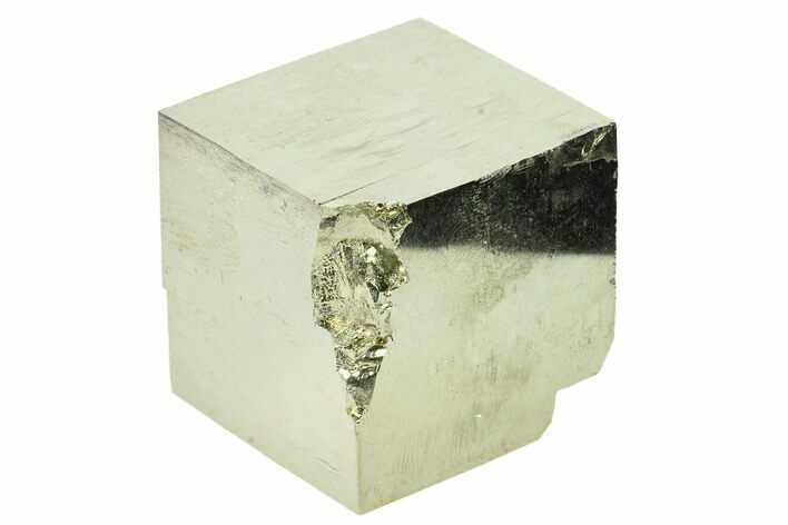 Natural Pyrite Cube - Victoria Mine, Spain #168590